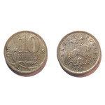 Монета 10 копеек 2007 год СП Россия