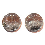 Монета 10 копеек 2005 год М Россия